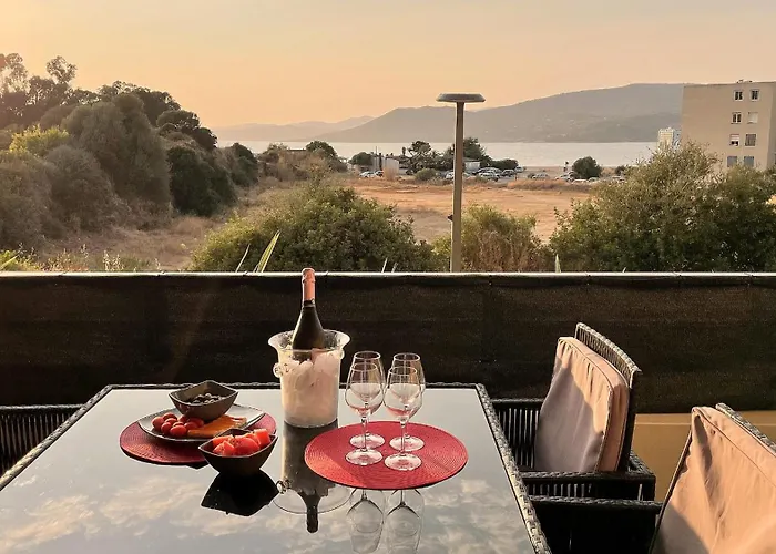 Studio Vue Mer Propriano - Terrasse Sunset Et Plage A Pied Apartment Propriano (Corsica)
